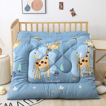 Kindergarten quilt Childrens autumn and winter quilt thickened nap silk cotton wool warm quilt core crib small baby quilt