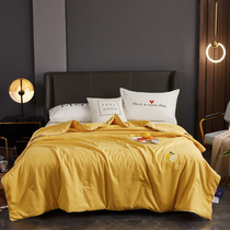 Air-conditioning quilt Summer cool quilt core washed cotton thin quilt Single child double summer thin spring and autumn quilt machine washable