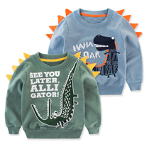 Boy cotton sweatshirt childrens pullover baby cotton shirt boy cartoon sweater Spring and Autumn New