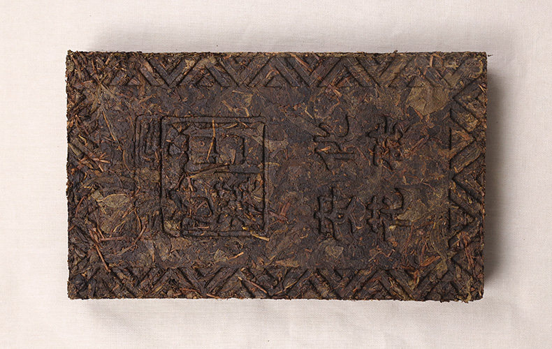 【首单可减】正品白沙溪黑茶花砖茶手工长砖1kg 1000g 机打发票