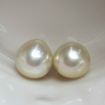 ■ M E R M O R E ■ 13-14mm Oversize Nanyang Gold Pearl Naked Bead Customized