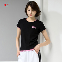 Seki casual cotton short T-shirt female style 2022 Summer new brand short sleeves Breathable Round Collar Comfort Half Sleeve Tide