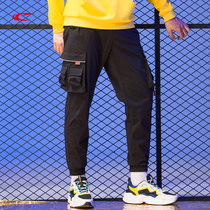 Seki Engineering Pants Mens Speed Dry Single Pants 2022 Spring Summer Bouquet Multiple Pockets Zipped Long Pants Tightness Small Leggings Pants