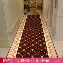 Long carpet corridor aisle full shop Home bedroom Hotel hotel Red carpet entrance foyer floor mat customization