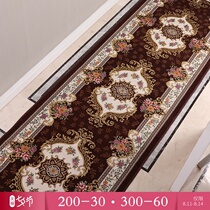 European-style corridor carpet Aisle household non-slip red carpet entrance door mat Entrance door strip floor mat customization