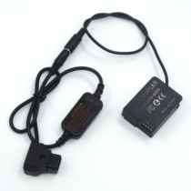 D-TAP voltage reduction line DMW-BLC12 full decoding false battery DCC8 suitable for Panasonic G95 G85 FZ300 FZ300