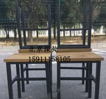 Square stool staff canteen restaurant hanging stool table assembly line operation stool fast dining table chair stool