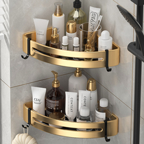 Bathroom Storage Shelf Bathroom Shelf No Punch Toilet Toilet Bath Shower Gel Triangle Storage Wall Mount