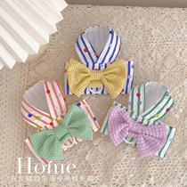 Pet Cat Dog Clothes Summer Polo Dot Cute hanging traction VIP Teddy Beauté minidog Marzis dog