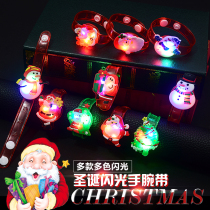 Glowing Bracelet Wrapping Ring Christmas Gift Small Gift Decoration Kindergarten Christmas Setup Ornament Pattern Ring
