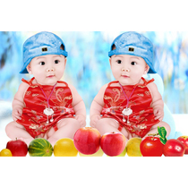 Beautiful female baby Wall painting prenatal poster cute male and female baby pictures wedding room wall sticker doll painting