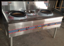 Commercial gas stove Double stove with tail stainless steel energy saving Raptors Fire Oven Gas Explosion Stove Hotel Stir-fry Stove