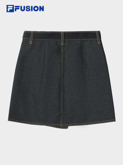 Fila Fusion Fila Trendy Brand Woven Skirt 여성 2025 여름 새로운 패션 느슨한 데님 짧은 치마 스커트 Fila Fusion Fila Trendy Brand Woven Skirt 여성 2025 여름 새로운 패션 느슨한 데님 짧은 치마 스커트