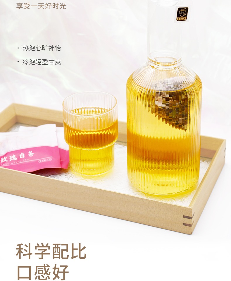 隽永！新鲜拼配冷泡白茶盒装135g