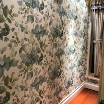 Wallpaper modern minimalist TV background wall living room bedroom wallpaper American pastoral country wallpaper personality