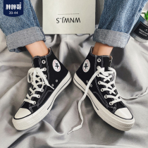 Fatfat Gothic shoes Mens Spring Spring and Autumn thin section High Help Leisure Breathable Sail Shoes Port Craze Students Classic Board Shoes