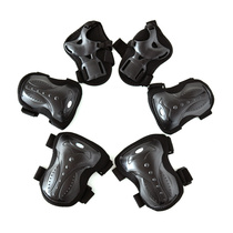 Skateboard protective gear Six-piece set longboard dance board protective cover Protective gear Elbow protection Knee protection Hand protection Adult childrens roller skating protective gear