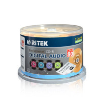 Original Dress Ritek Rhenium Dv Black Gel CD-R Burn Optical disc On-board Music CD Blank Disc