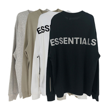 FOG Long-sleeved T-shirt Fear Of God Essentials Complex line 3M reflective letter high street couple bottoming shirt