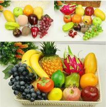 Simulation fruit package Fake fruit plate model Simulation fruit toy bread simulation fruit and vegetables