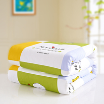 High-end baby silk quilt kindergarten children hand-made mulberry silk baby spring and autumn Four Seasons quilt