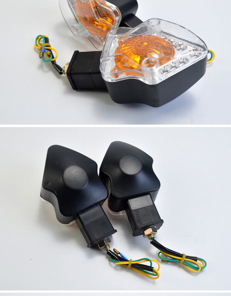 电动三轮车转向灯12v摩托车转弯灯通用48v60v72v转向灯总成拐弯灯