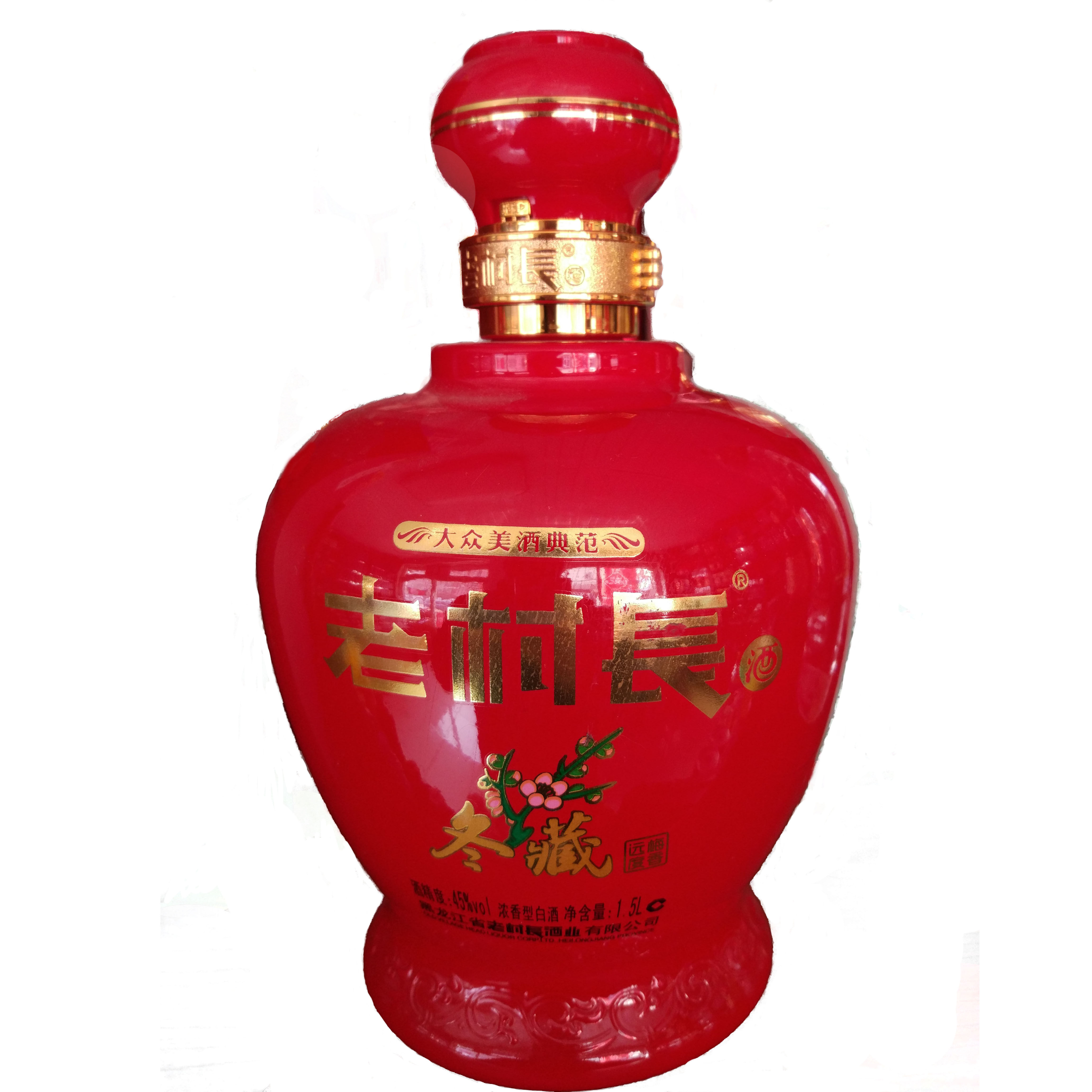 原装整箱 45度老村长酒春夏秋冬封坛原浆白酒 1.5l*4坛