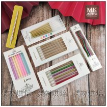 Birthday cake with romantic creative Net red ins candle children Golden baking high-grade pencil digital candle