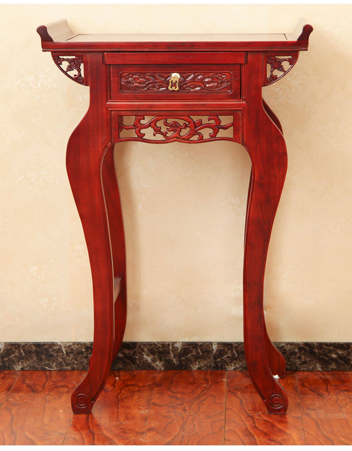 供桌佛台家用经济型佛龛现代小型财神桌菩萨佛龛新中式实木关公案