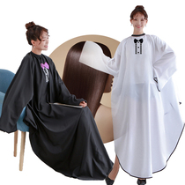 Barber shop fence hair salon special non-stick hair hot dyeing hair professional fashion with sleeves tide anti-static hair cloth