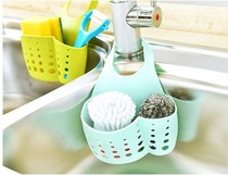 Sink storage basket plastic drain basket kitchen small goods kitchenware storage rack storage rack storage rack drain rack hanging bag