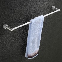Space aluminum towel rack toilet rack single pole bath towel rack bathroom bathroom bathroom hardware pendant