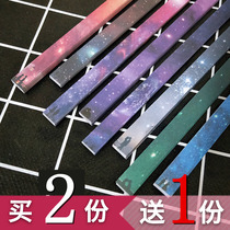 Folding stars of color paper luminous folding small notes can be written Lucky star origami wishing bottle paper handmade diy