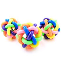Sound dog toys Small medium and large pet colorful bell ball Pet toys Sound ball Pet supplies