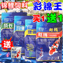 Caijin King Royal scale koi fish feed fish food koi fish feed does not muddy water color grain increase body goldfish fish food