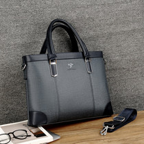Sky Hiro Kangaroo New Handbag Mens Bag Briefcase Briefcase Business Bag Single Shoulder Inclined Satchel Bag Casual Computer Backpack