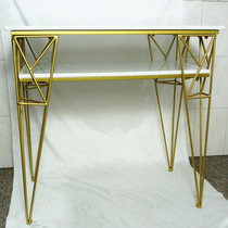 Solid wrought iron table legs table feet stand big board table stand legs Bar coffee table shelf marble table legs