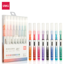 8 price powerful s855 color neutral refill set 0 5 straight liquid ball-point pen student hand account quick-drying pen
