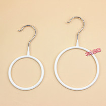 Dipped towel rack Tie Rack white black non-slip small large scarf ring scarf display ring creative hanger