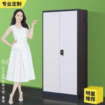 Storage cabinet with lock Easy Economy Type of student Dormitory Wardrobe Home Desk Cabinet Drawer Glass Bookcase
