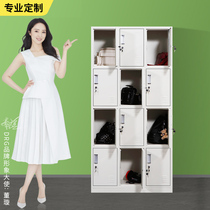 Staff Cabinet Yoga Gallery twelve Doors More Wardrobe Water Park Color 12 doors Iron Sheet Cabinet Storage Deposit Changing Wardrobe