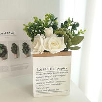 Simulation Bouquet Fake Flowers Living-room Decoration Pendulum Pieces Nordic Ins Silk Flowers Table Flowers Rose Suit Floral Furnishing