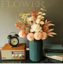 Fields Garden Emulation Flower Fake Flower Bouquet Dandelion Dry Flower room Home Shop Window-like room decorated with floral art pendulum piece