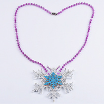 Little Girl Necklace jewelry children Princess Love gauze snow Net red pendant Frozen gift for children