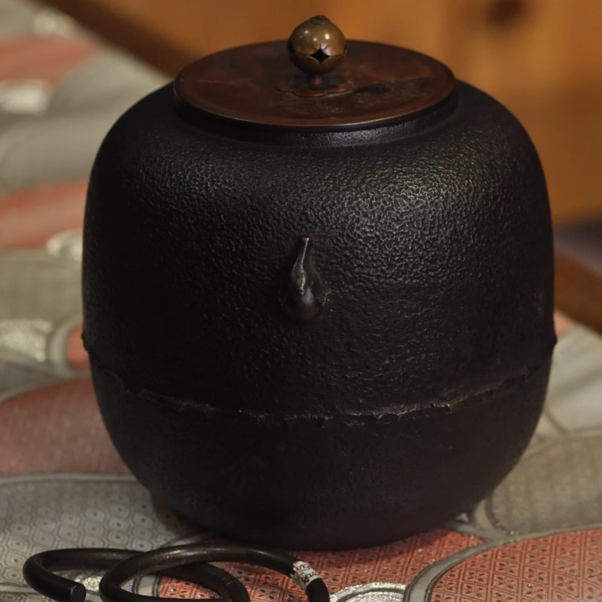 釜　煎茶道具 楽天市場】【茶器/茶道具セット 風炉釜（風炉用釜）＆紅鉢（瓶掛