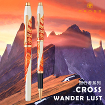 CROSS Gaoshi signature pen Traveler series Treasure ball pen male and female adult writing signature pen high-end personality metal water pen gift box to send leaders customer birthday gift signature pen