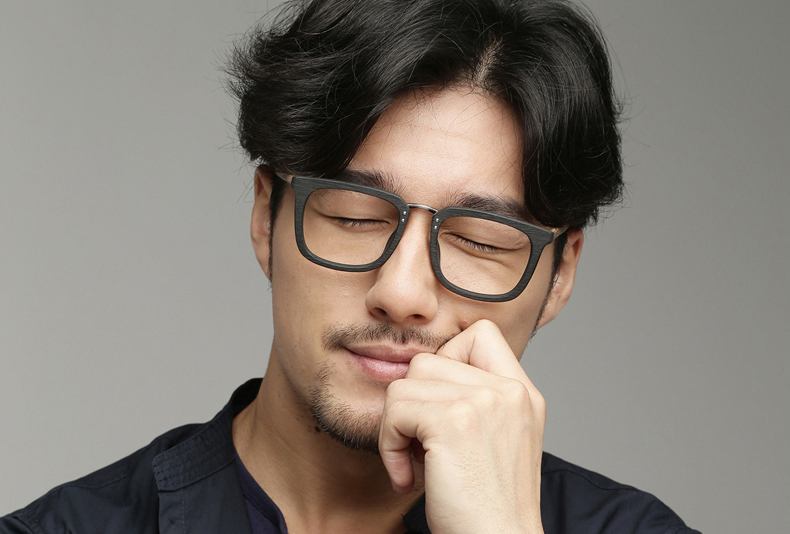 天猫全木纹板材近视眼镜方框眼镜架男女