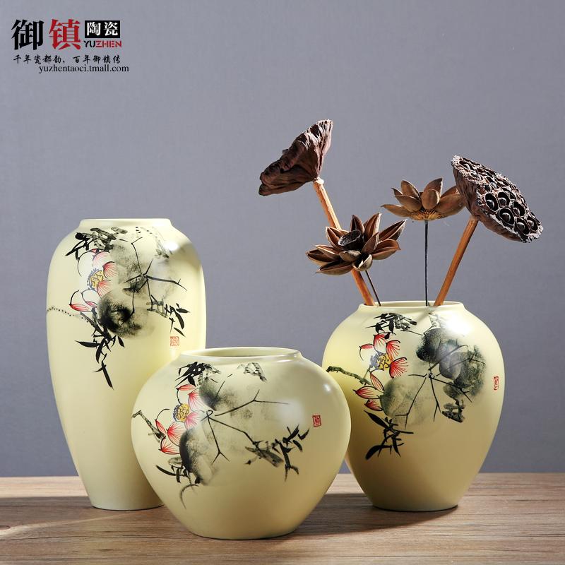 Jingdezhen Chinese I and fashionable household act the role ofing is tasted furnishing articles creative arts hand - made ceramics vase sitting room decoration