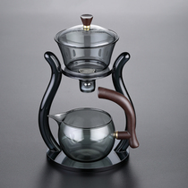 Bending Fang Glass Semi-Automatic Tea Set Set-up Tea Set-Building Tea Cup Breeding Tea Artificial