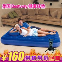 Household inflatable mattress double bed outdoor air mattress single inflatable cushion extra thick folding bed lunch bed